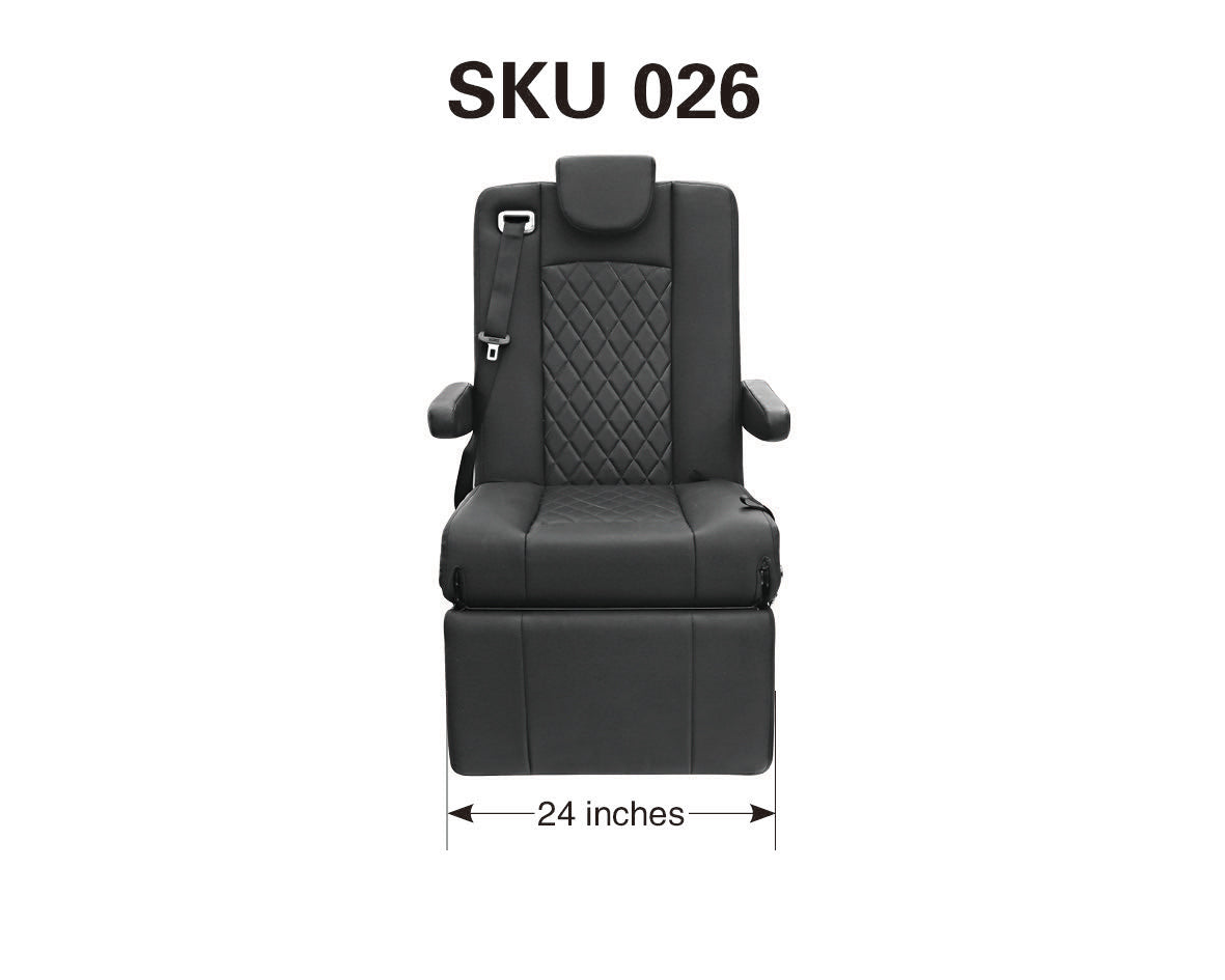 Single Reclining Seat Bed 24 Inch Width