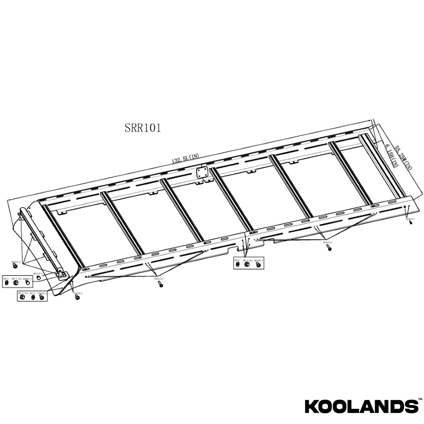 Koolands Sprinter Buffalo Roof Rack