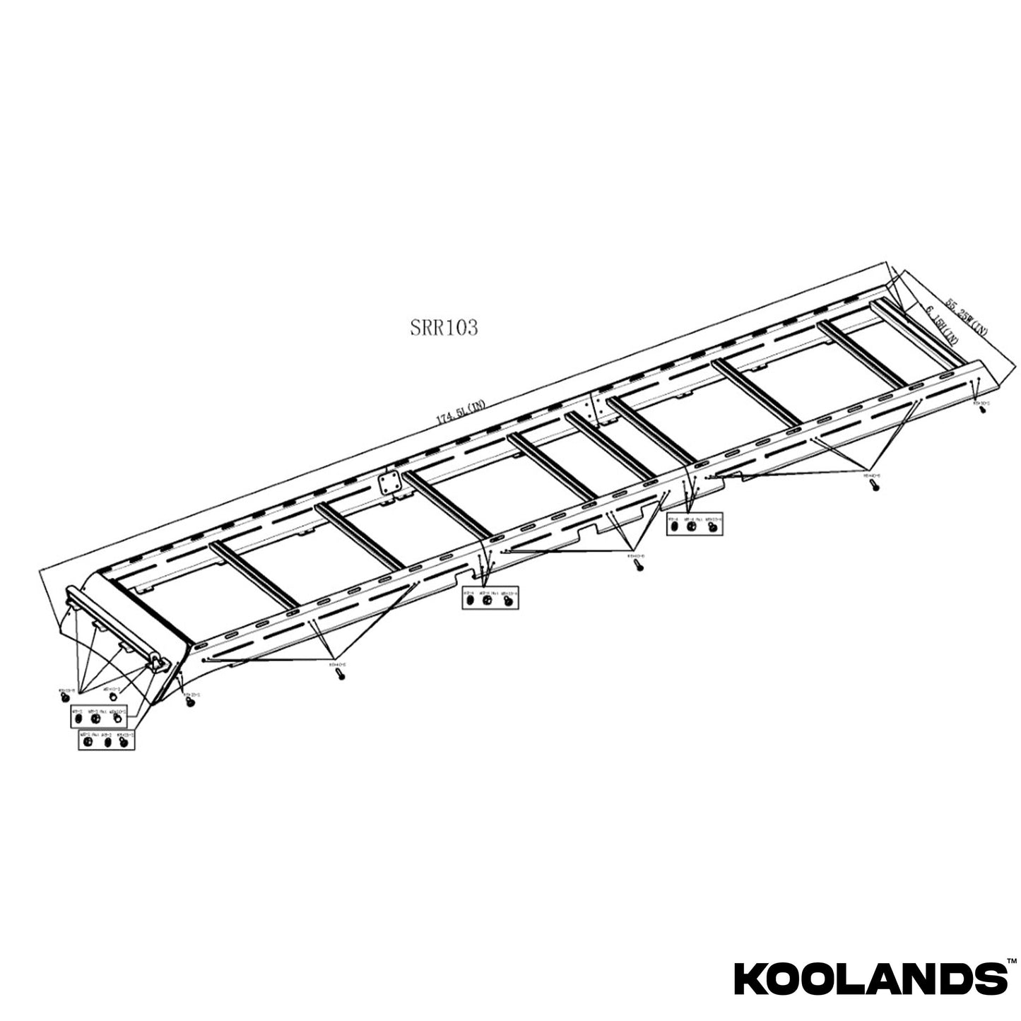 Koolands Sprinter Buffalo Roof Rack