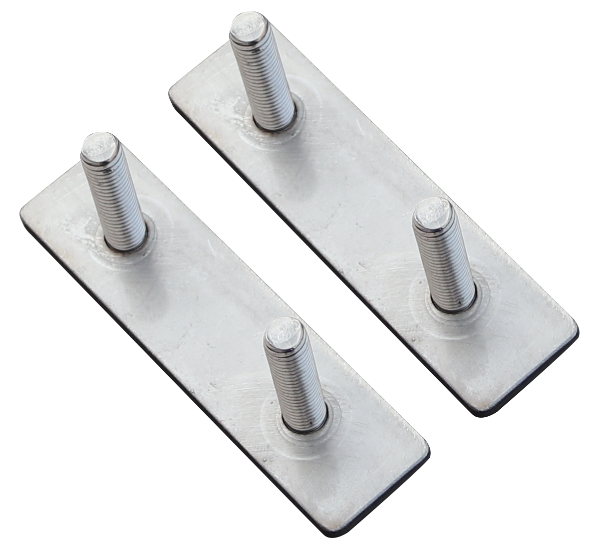 Pernos de acero inoxidable de doble montaje para riel de techo (paquete de 2)