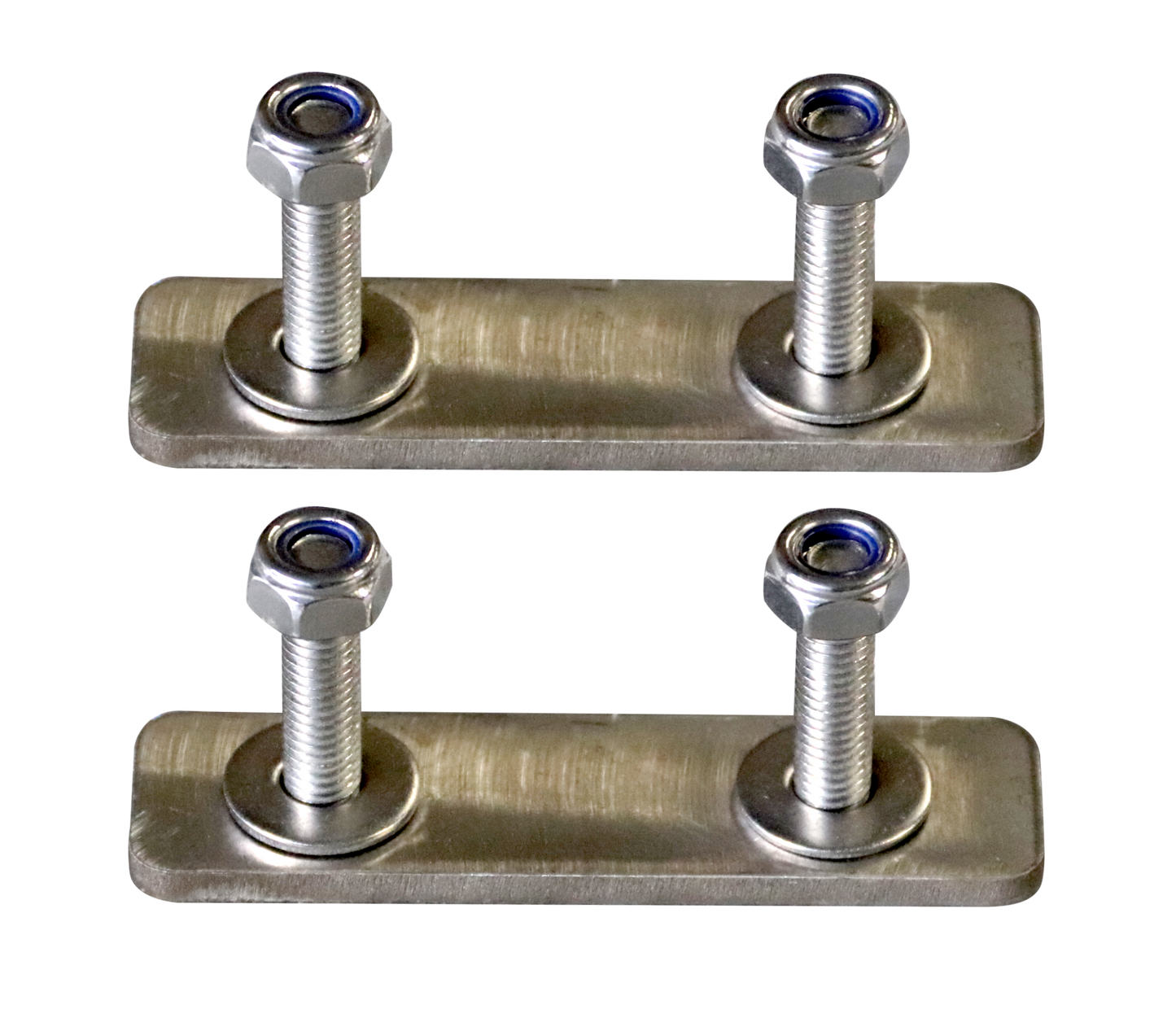 Pernos de acero inoxidable de doble montaje para riel de techo (paquete de 2)