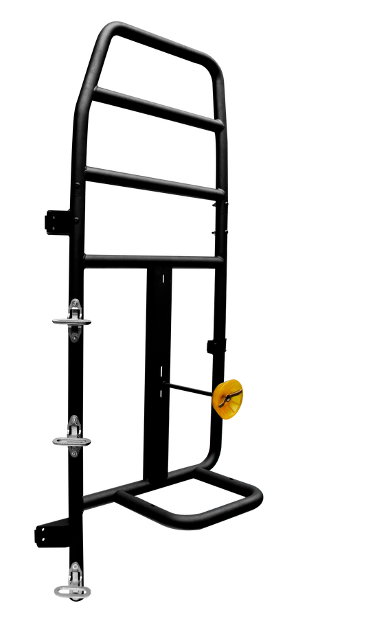 Sprinter Rear Tire Rack/Box Mount with Ladder
