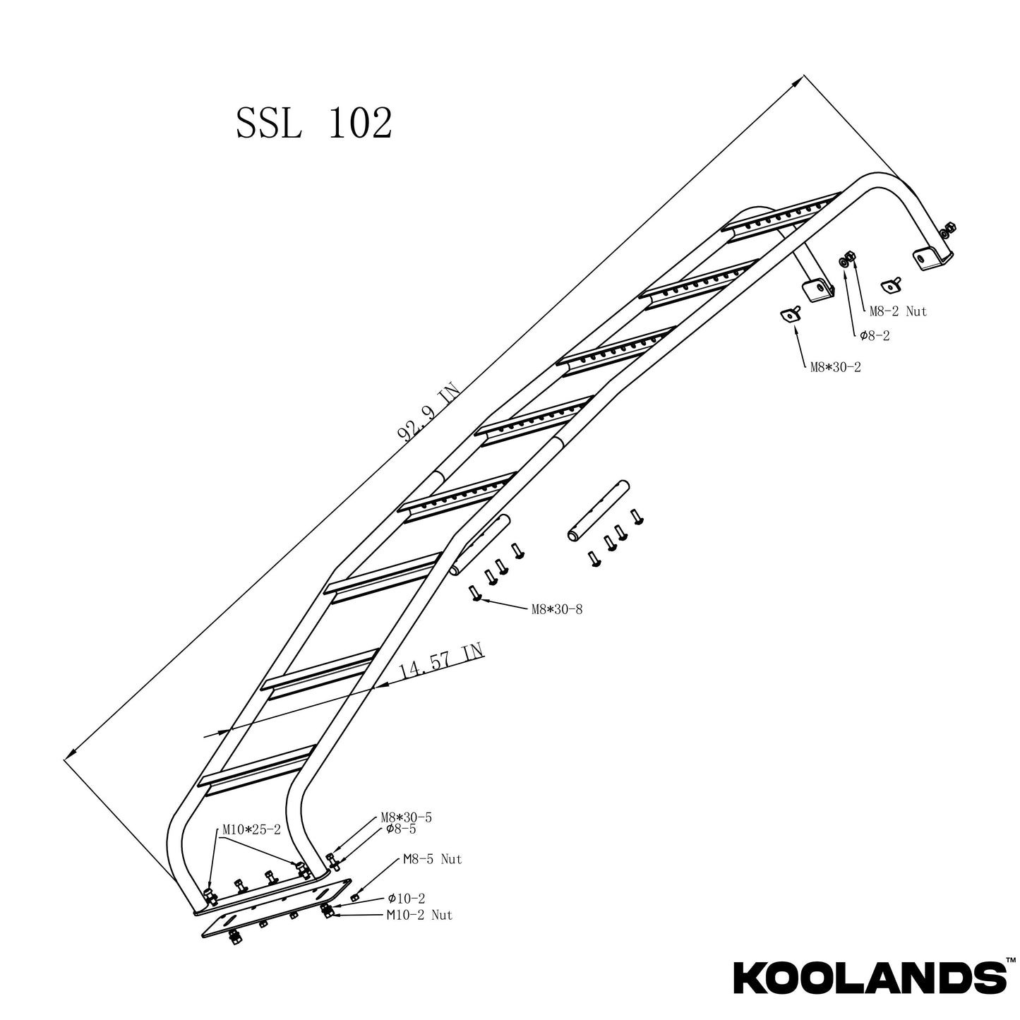 Koolands Sprinter Buffalo Roof Rack