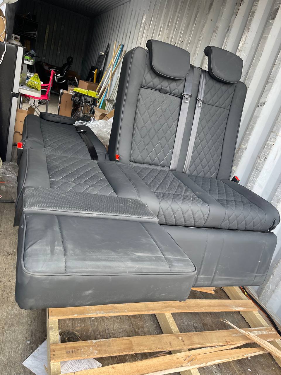 Triple Reclining Seat Bed 55 Inch Width