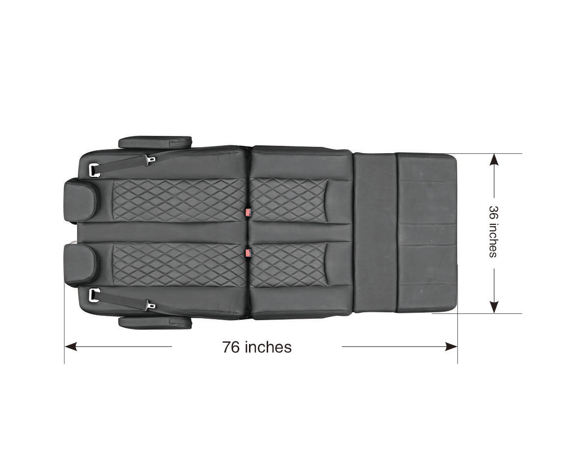 Double Reclining Seat Bed 36 Inch Width